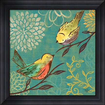 Framed Elegant Chickadee I Print