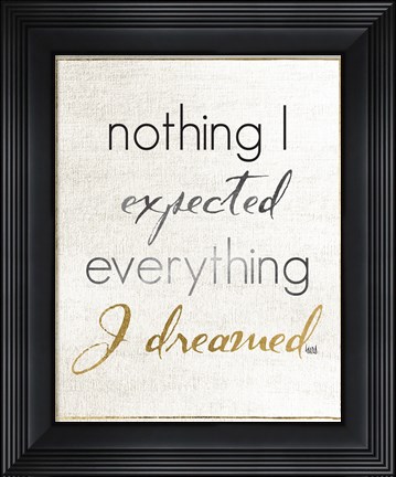 Framed Be Brave and Dream II Print