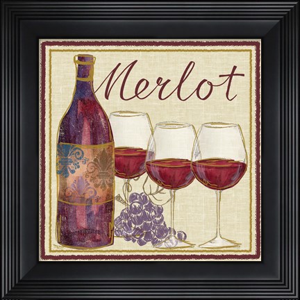 Framed Bottled Bliss I Print