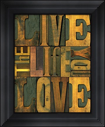 Framed Printers Block Sentiments I Print
