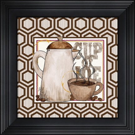 Framed Modern Coffee I Print