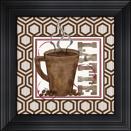 Framed Modern Coffee II Print