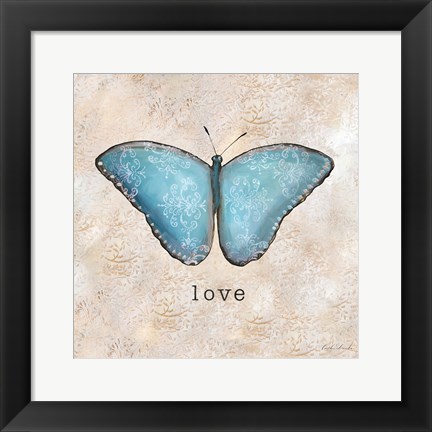 Framed Butterfly Expressions II Print