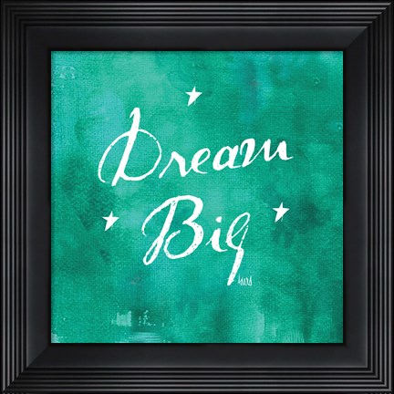 Framed Watercolor Sentiments I Print