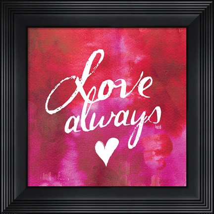 Framed Watercolor Sentiments IV Print
