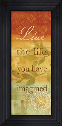 Framed Sentiment Spice Panel II (live) Print