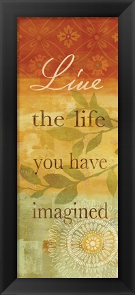 Framed Sentiment Spice Panel II (live) Print