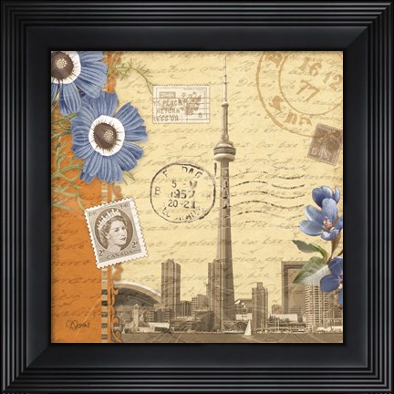 Framed Toronto Print