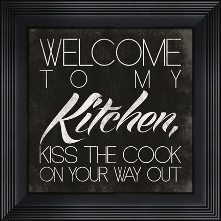 Framed Kitchen II Print