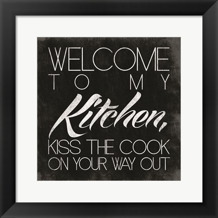 Framed Kitchen II Print