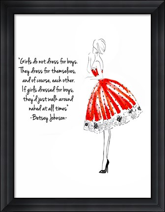 Framed Betsey Print