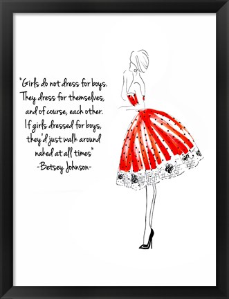 Framed Betsey Print