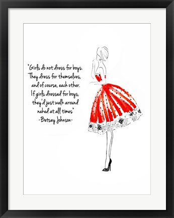 Framed Betsey Print