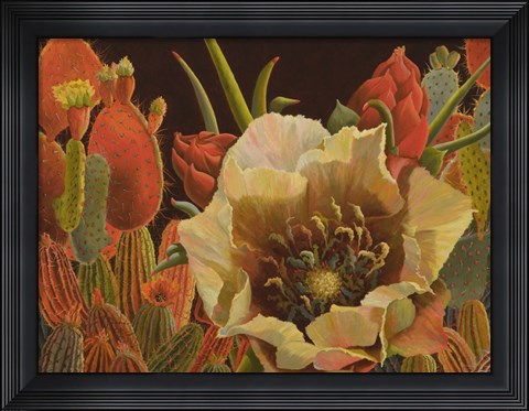 Framed Carol&#39;s Garden Print