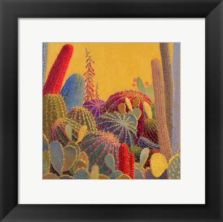 Framed Desert Garden 3 Print