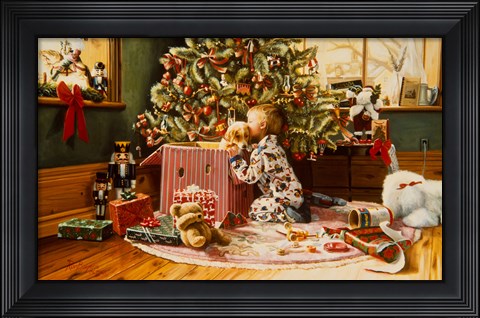Framed Christmas Morning Print