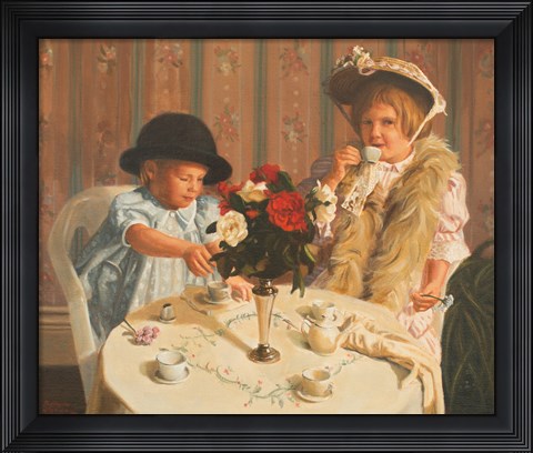 Framed Tea For Two Print