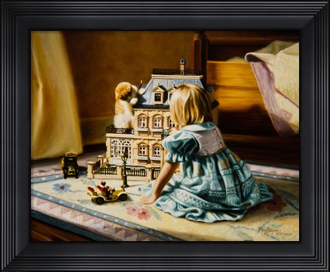 Framed Doll House Print