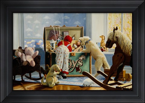 Framed Toy Box Print