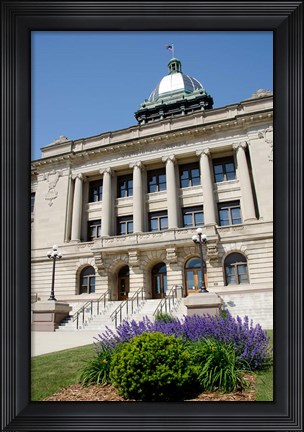 Framed USA, Wisconsin, Manitowoc County Courthouse Print