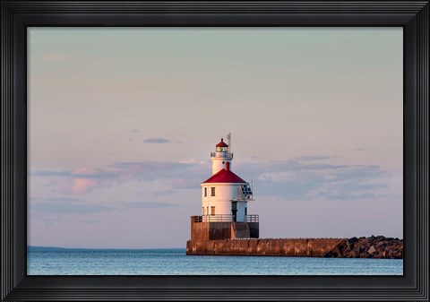 Framed Wisconsin Point Lighthouse, Superior, Wisconsin Print