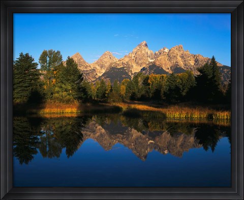 Framed Teton Range and Snake River, Grand Teton National Park, Wyoming Print