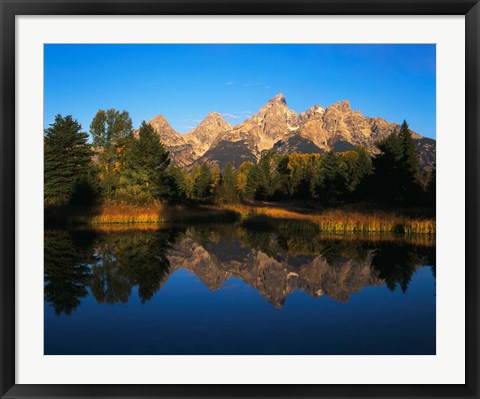 Framed Teton Range and Snake River, Grand Teton National Park, Wyoming Print