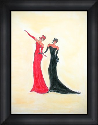 Framed Dancing &#39;til Midnight Print