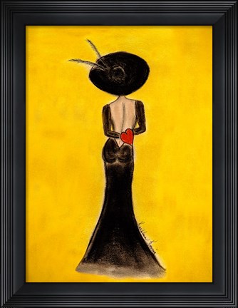 Framed Flirt Print
