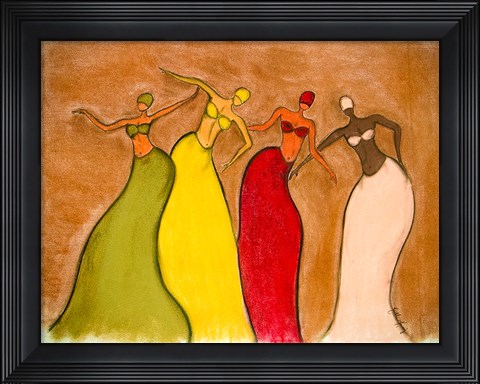 Framed Four Sisters Print