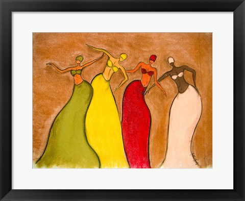 Framed Four Sisters Print