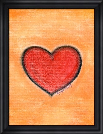Framed Heart Print