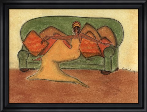 Framed Seductress Print