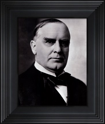 Framed William McKinley, 25th President of the United States Print