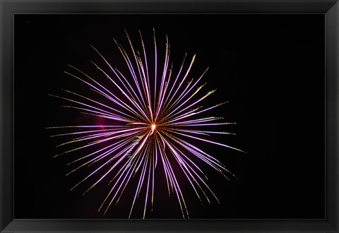 Framed Fireworks Print
