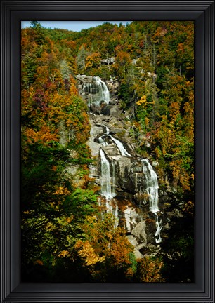 Framed White Water Falls Print