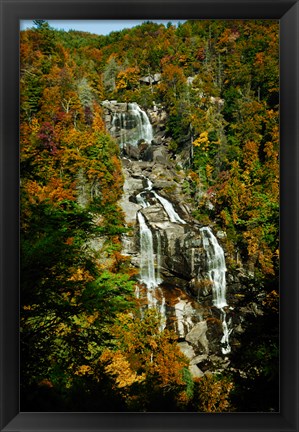 Framed White Water Falls Print