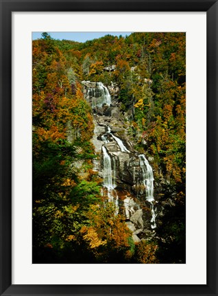 Framed White Water Falls Print