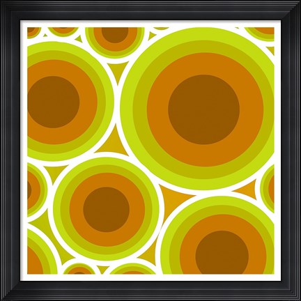 Framed Circles 2 Print