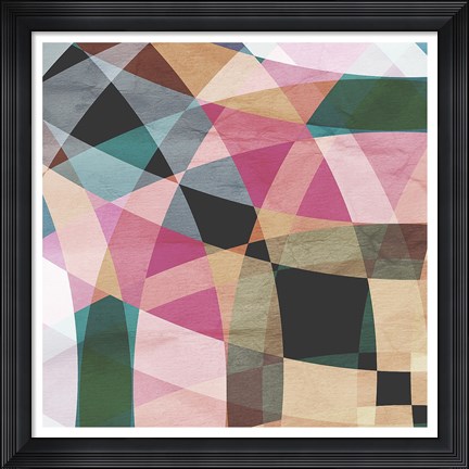 Framed Geometric Design 1 Print