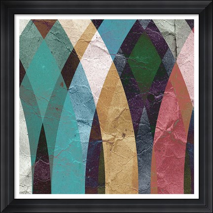 Framed Geometric Design 3 Print