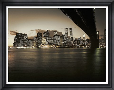Framed Brooklyn Bridge Print