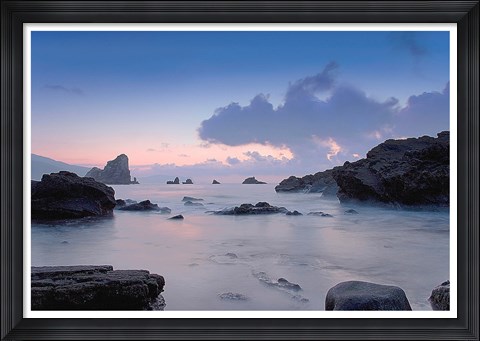 Framed Cliffs Print