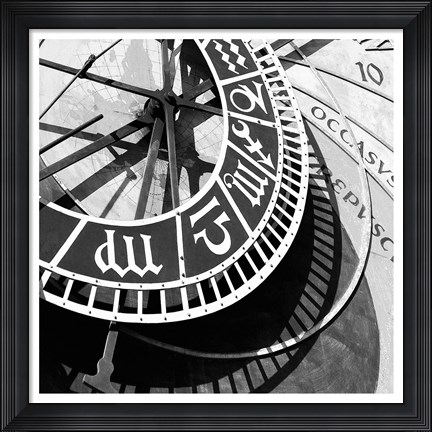 Framed Clockwork 5 Print