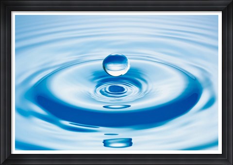 Framed Droplet Print