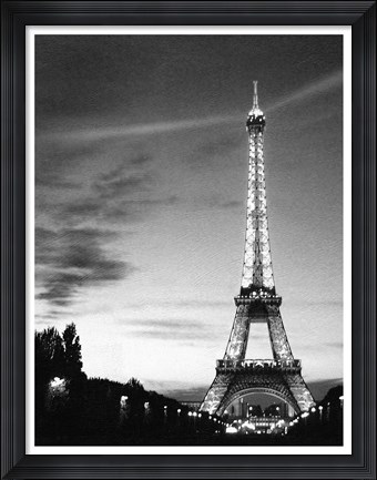Framed Eiffel Tower Print
