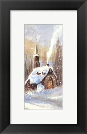 Framed Country Church Print