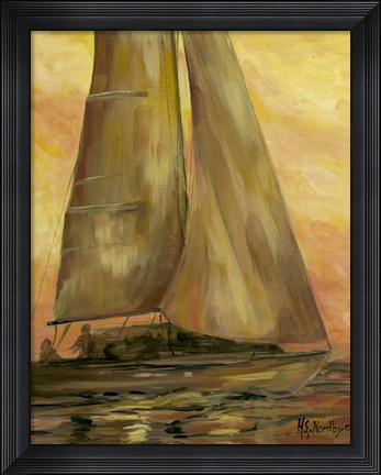 Framed Sailboat 1 Print