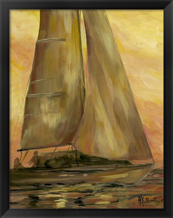 Framed Sailboat 1 Print