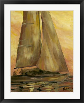 Framed Sailboat 1 Print